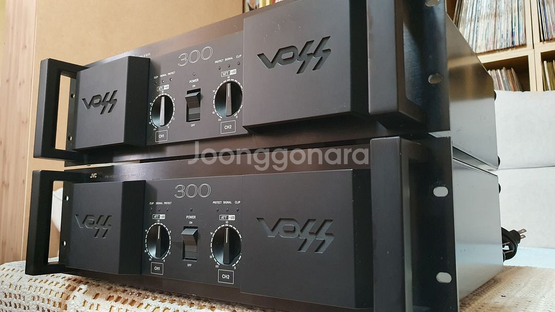 음질좋은 빅터 VICTOR PS-A300 파워앰프 2대--0
