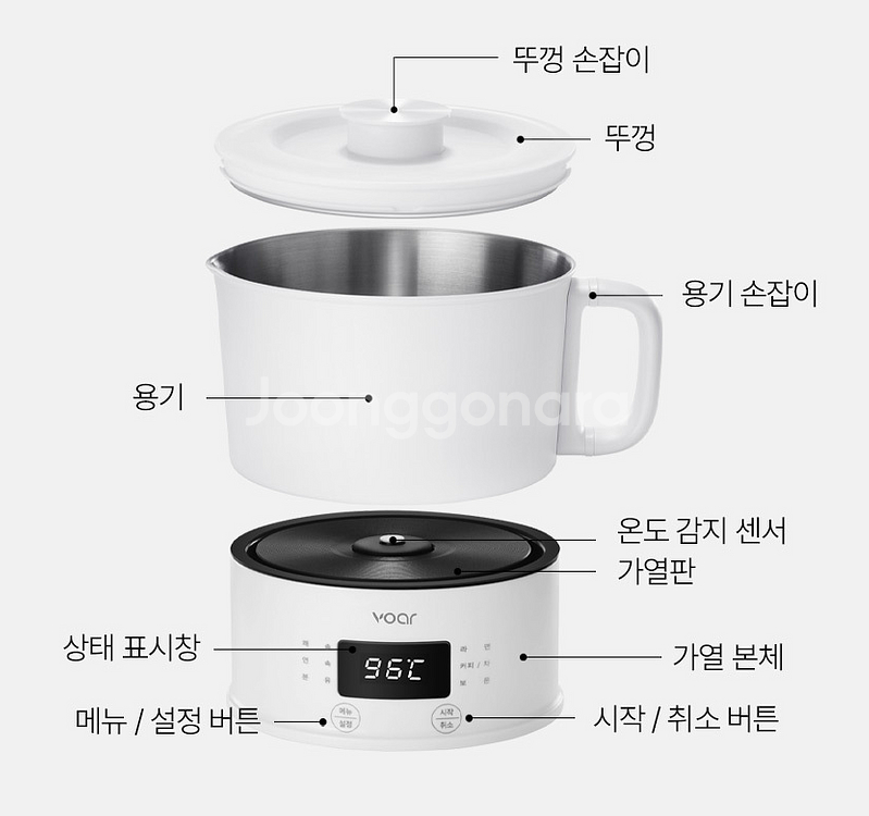 (새상품) 보아르 이지 미니 쿠커--2