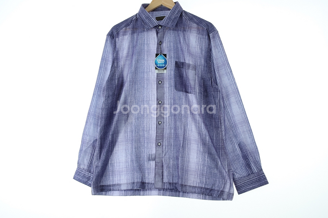 (2XL) 엘르 셔츠 남방 새상품 통풍 얇은--1