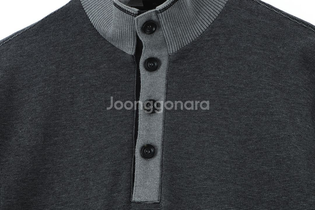 (XL-2XL) 휴고보스 카라 긴팔티셔츠 반집업--4