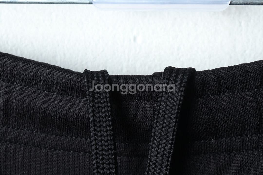 W(M) 아디다스 트레이닝복 바지 블랙 삼선 밴딩--5
