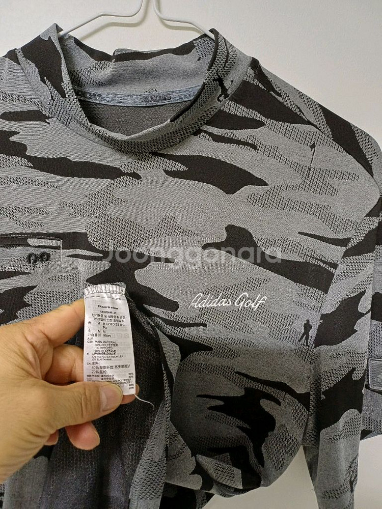 아다다스골프 봄.가을 겨울 반팔티셔츠 (사방스판95)--4