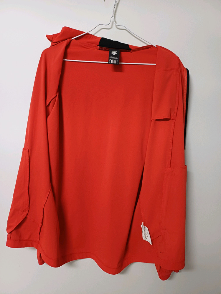 데상트 영국 트라이슬론 소프트쉘 바람막이(사방스판100--5