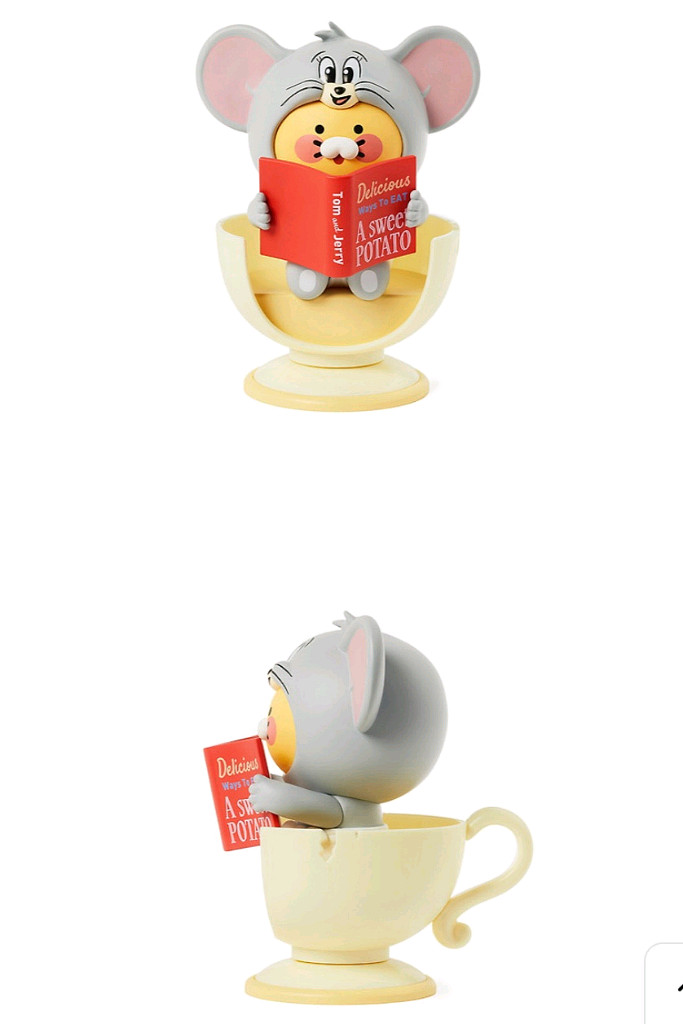 톰과 제리X카카오프렌즈 컵 피규어 터피 춘식이--1