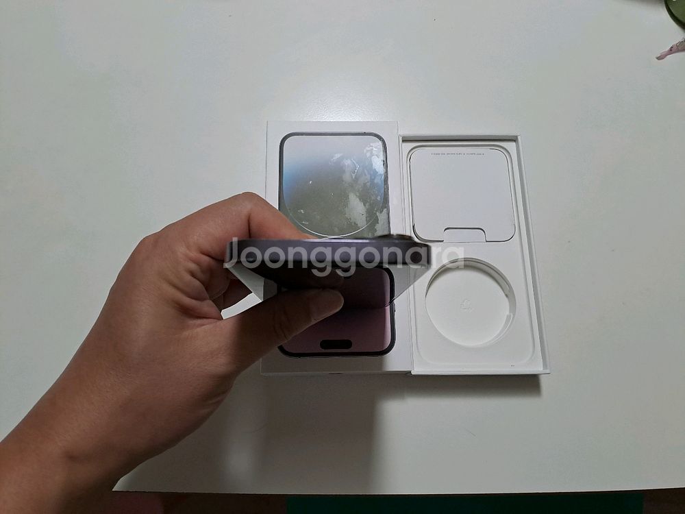 아이폰14프로맥스 256g 침수폰 팝니다.--6