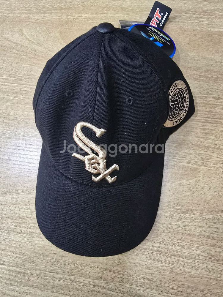 MLB 블랙 모자 미사용--1
