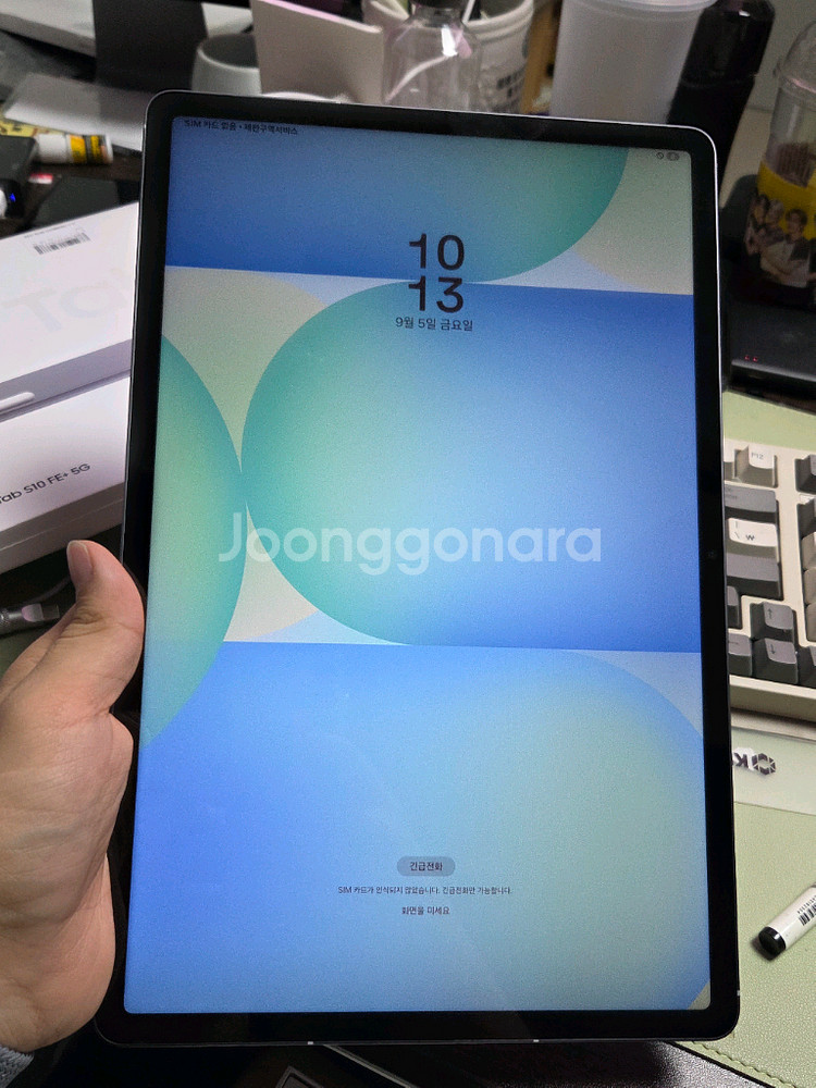 갤럭시탭s10fe플러스 5g 단순개봉판매--1