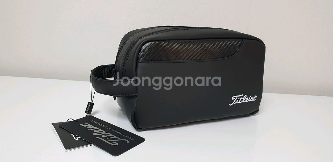 (새상품)타이틀리스트 골프 파우치 블랙--1