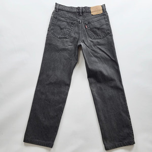 리바이스 청바지 흑청 일자 사이즈28 R1780