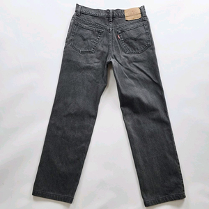 리바이스 청바지 흑청 일자 사이즈28 R1780