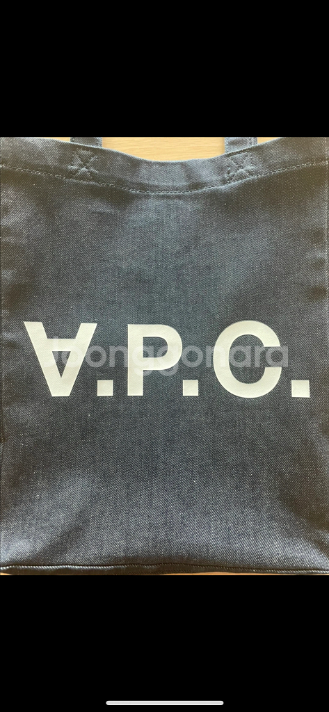 APC 데님 토트백--1