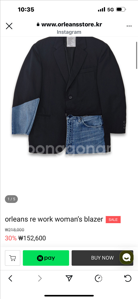 Orleans store리워크 블레이저 2size--5