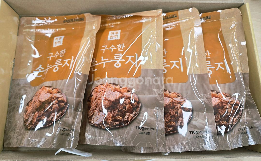 국산 쌀로 만든 하루한끼 손누룽지--1