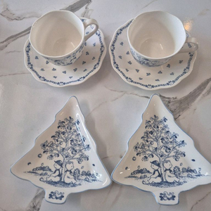 니코 커피잔 트리접시