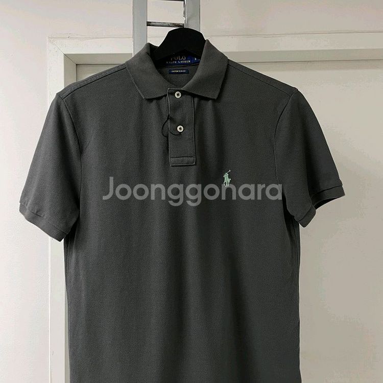 폴로 메쉬 카라티 클래식핏 반팔 L 차콜 팝니다--0