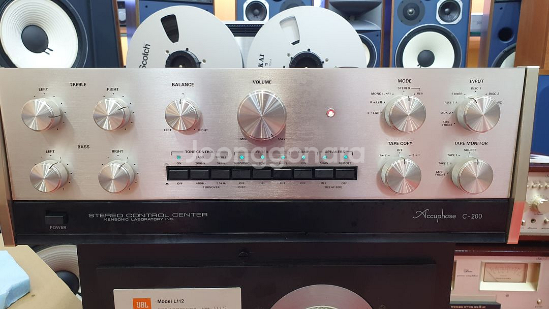 아큐페이즈 C-200프리앰프/초민트급/재입고--0