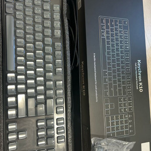 키크론 k10 풀배열 white led 기계식 갈축