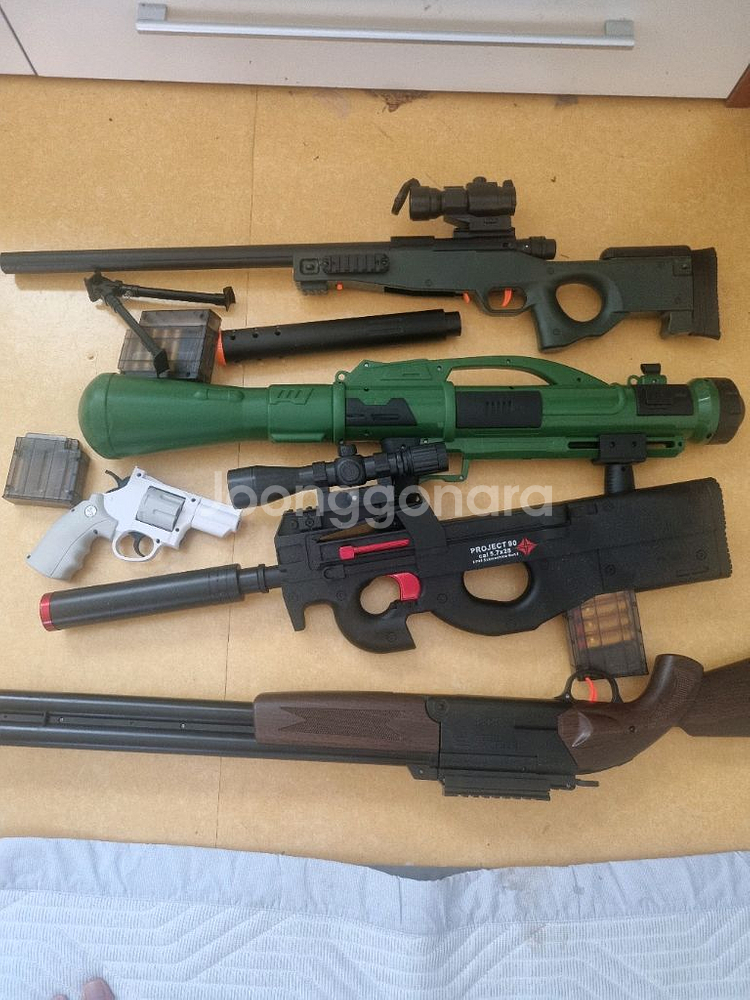 스펀지 장난감총 팝니다--0