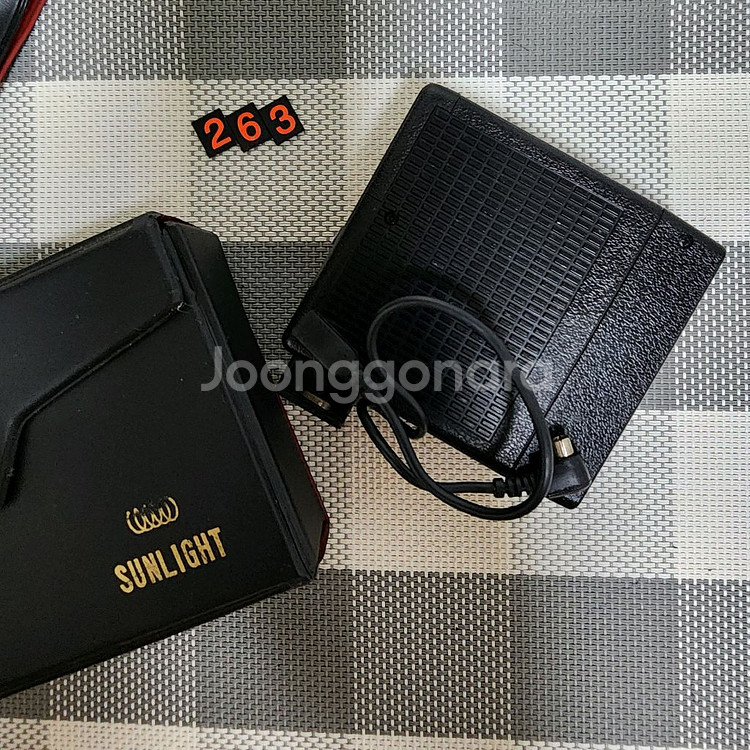 썬라이트 SL 200 스트로브 플래시 케이스포함--3