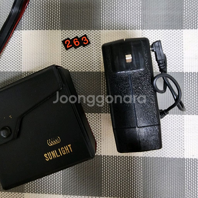 썬라이트 SL 200 스트로브 플래시 케이스포함--4