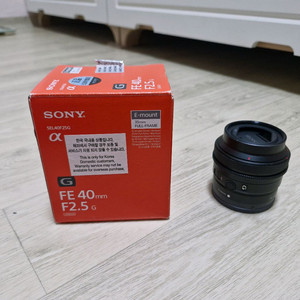 SONY FE 40mm F2.5 G 직거래시 59만원