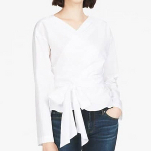 유니클로 랩셔츠 블루
