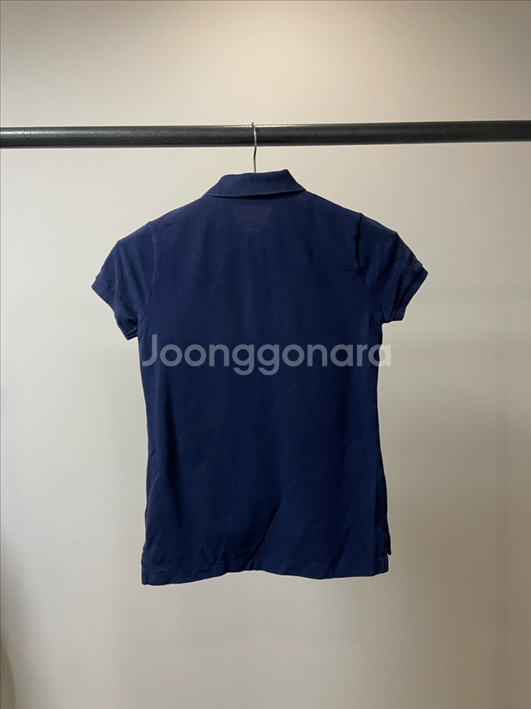 폴로 랄프로렌 스키니 폴로 여성 네이비 반팔 카라티--1