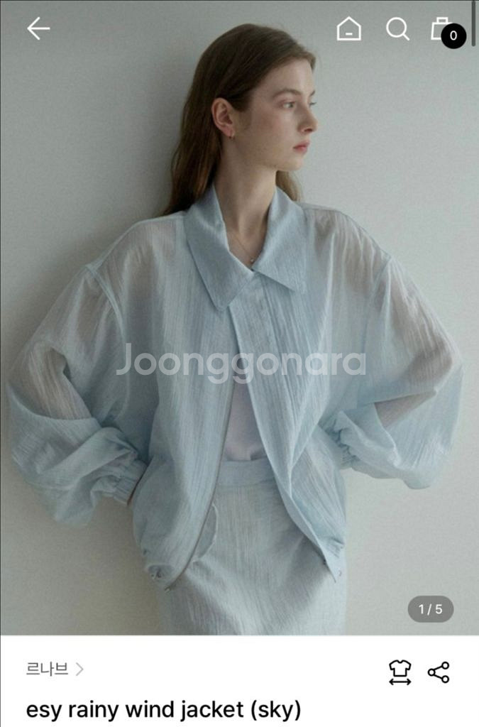 새상품) 르나브 esy kara wind jacket--0