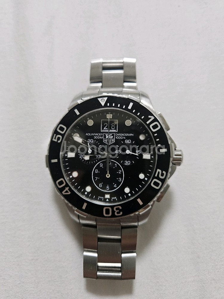 (급)태그호이어 아쿠아레이서 크로노 41mm 박스포함--0