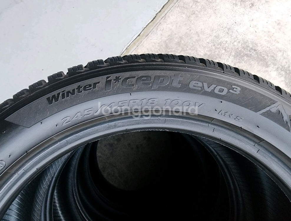 한국 윈터 아이셉트 에보3 245 45 18 윈터타이어--2