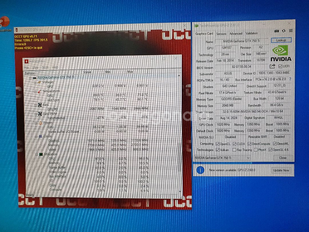 ASUS GTX 750 TI 2G 그래픽카드--3