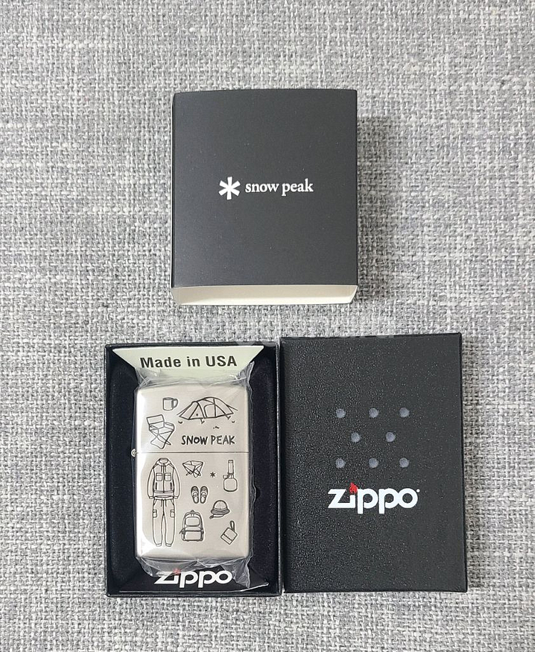 스노우피크 x Zippo 콜라보 라이터--0