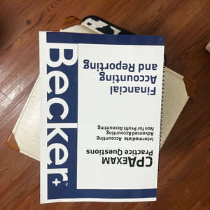 Becker 배커 미국공인회계사 aicpa 교재 문풀