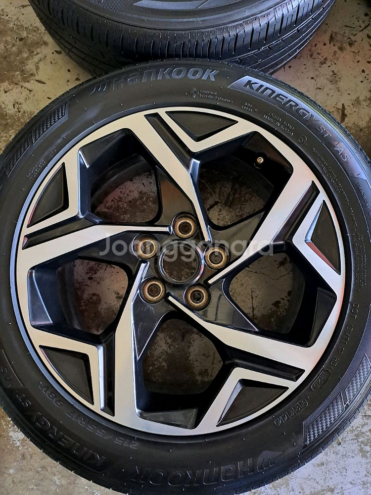 k5 쏘나타용 17인치휠타이어--2