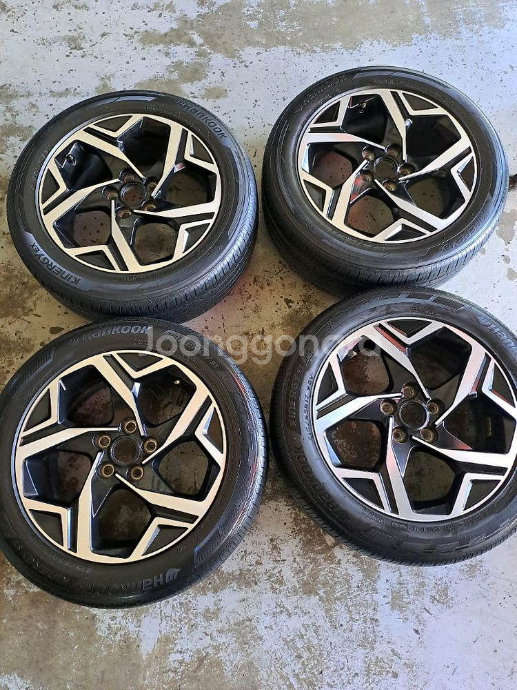 k5 쏘나타용 17인치휠타이어--0