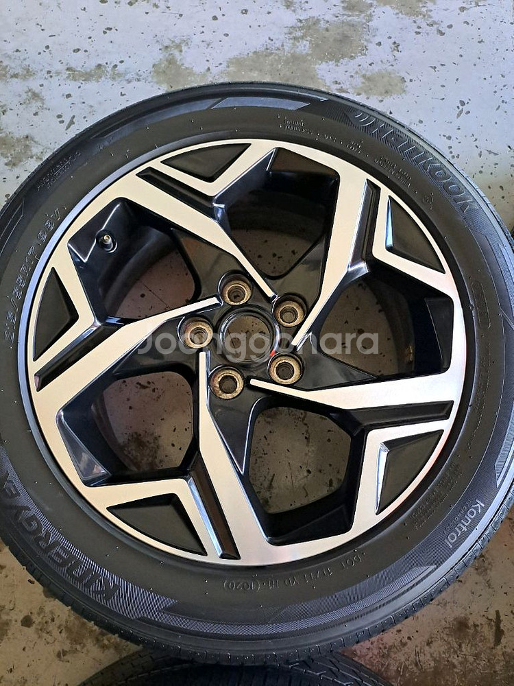 k5 쏘나타용 17인치휠타이어--1