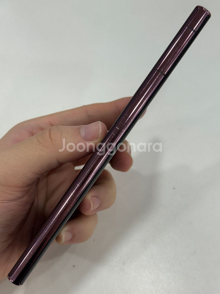 갤럭시S22울트라 256GB 버건디 가성비폰 23만원--3