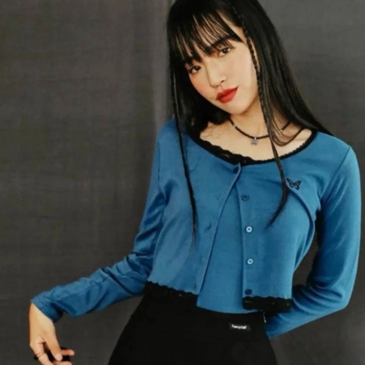 네스티팬시클럽 레이스 가디건 셋업 ( 나시 + 가디건--1