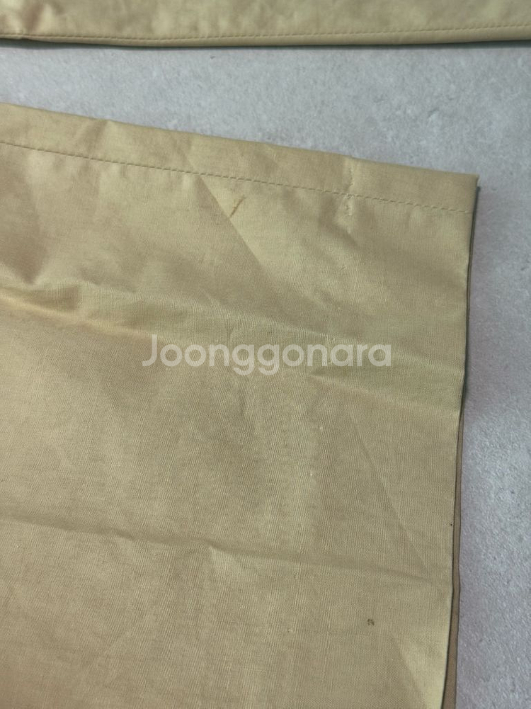 한섬 더캐시미어 와이드레그 면바지 코튼팬츠 베이지--6