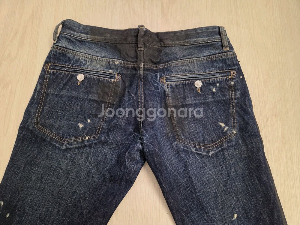 48 디스퀘어드 오일 디스진 청바지--5