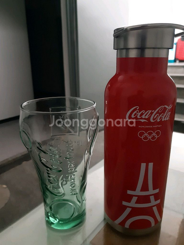 런던파리 올림픽 콜라보 잔과 텀블러 일괄--0
