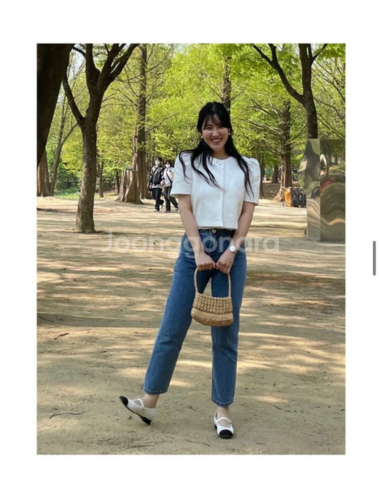 (새상품) 유어네임히얼 블라우스 겸 재킷 화이트 s--2