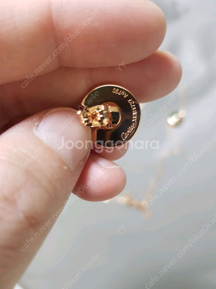 까르띠에 아뮬레뜨 목걸이 귀걸이 세트 새상품--4