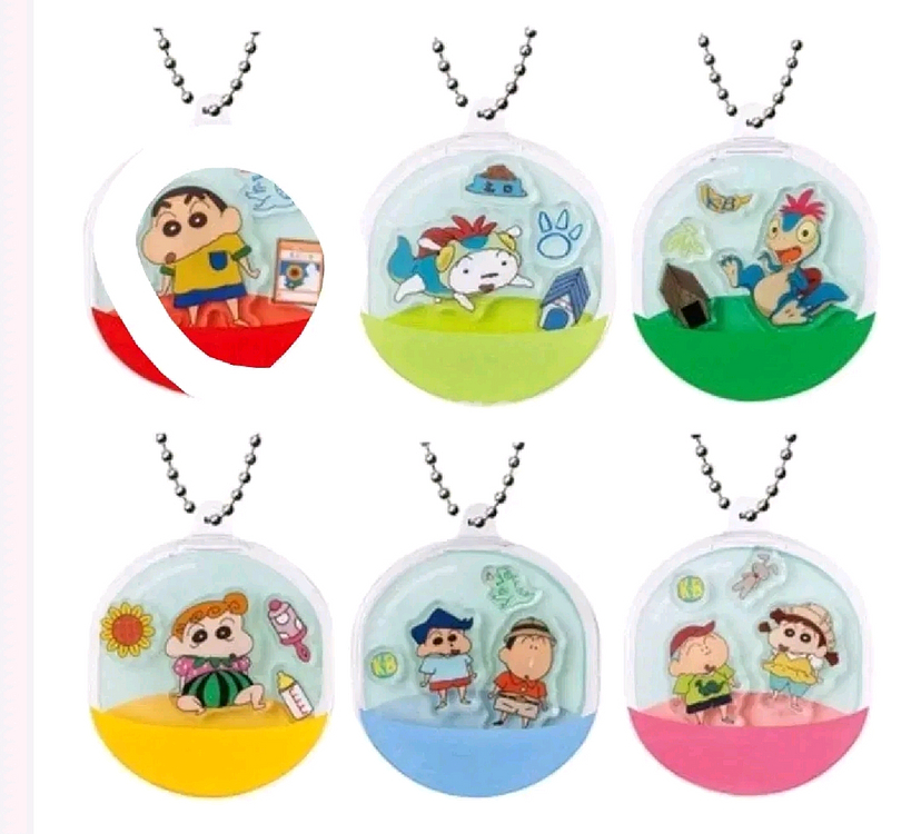 짱구 극장판 우리들의 공룡일기 샤카샤카 키링 가챠 (짱--0