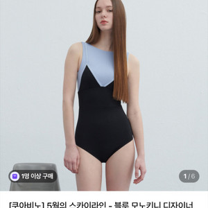 쿠아비노 수영복 모노키니 스카이라인