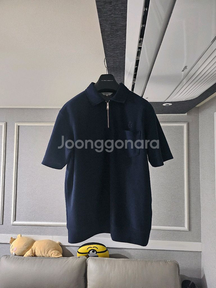 [거의 새것] 빈폴 반집업 반팔 티셔츠 M--0