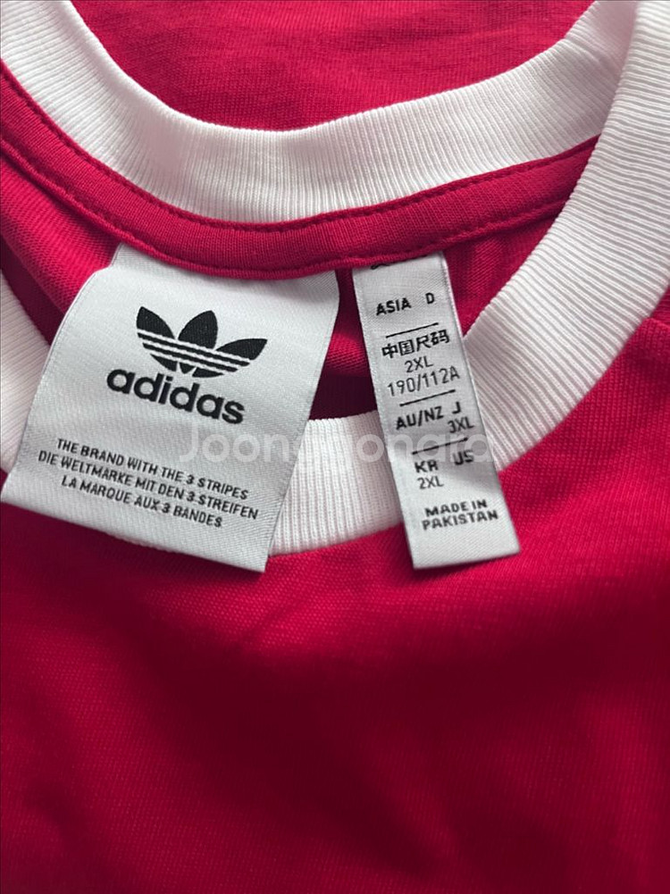 아디다스 아디컬러 3S 반팔 2XL--1