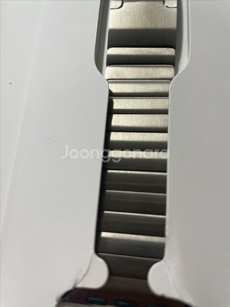 애플워치 링크브레이슬릿 실버 내추럴 슬레이트 46mm--1
