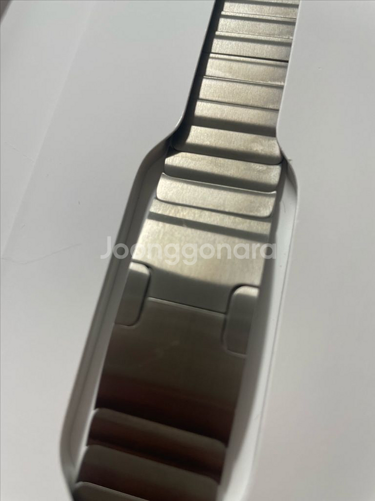 애플워치 링크브레이슬릿 실버 내추럴 슬레이트 46mm--2