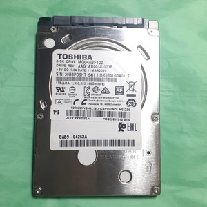 노트북하드 도시바 HDD 1TB 2.5인치 슬림